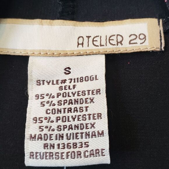 ATELIER 29 Layered Look Sparkly Jersey-knit Top - Picture 4 of 8